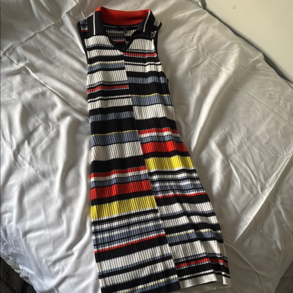 rag & bone Striped Midi Dress - Multicolor